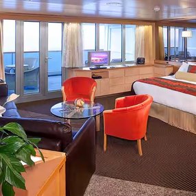 Come aboard the undefined and discover one of 43 cabin categories on a total of 10 decks that can accommodate 1432 passengers. Choose your dream cabin and feel at home on board the undefined!