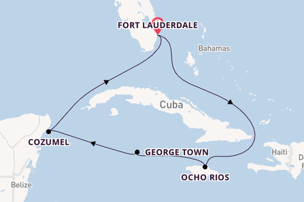 Westelijke Caraïben vanaf Fort Lauderdale, Verenigde Staten met de Celebrity Beyond