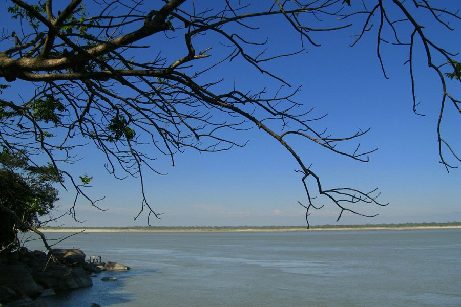 Azië vanaf Neamati Ghat, India met de Sukapha