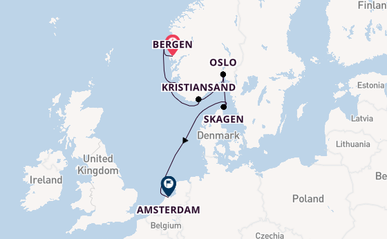 Norway from Bergen, Norway with the Viking Vela