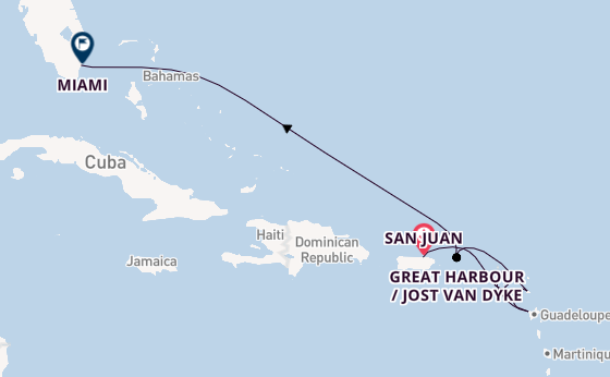 Caribbean from San Juan, Puerto Rico with the Silver Dawn
