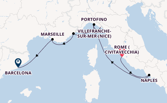 Culture and Rivieras of Italy and France