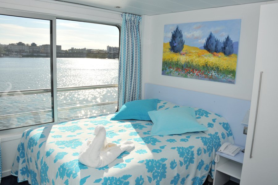 Garonne ab Bordeaux, Frankreich auf der MS Cyrano de Bergerac (CroisiEurope)