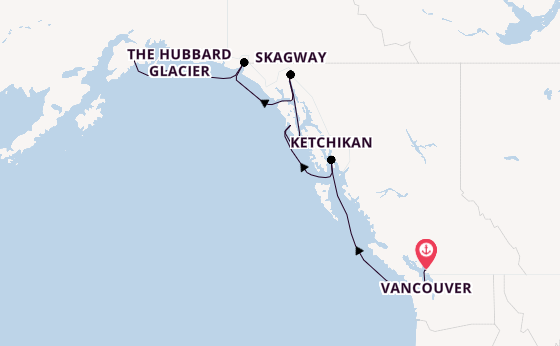 Alaska ab Vancouver, Kanada auf der Ovation of the Seas