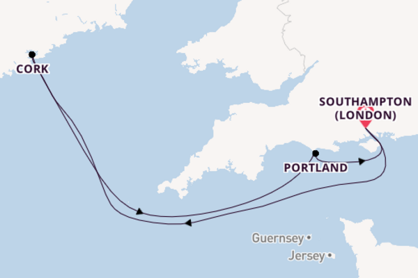 British Isles from Southampton with the MSC Virtuosa