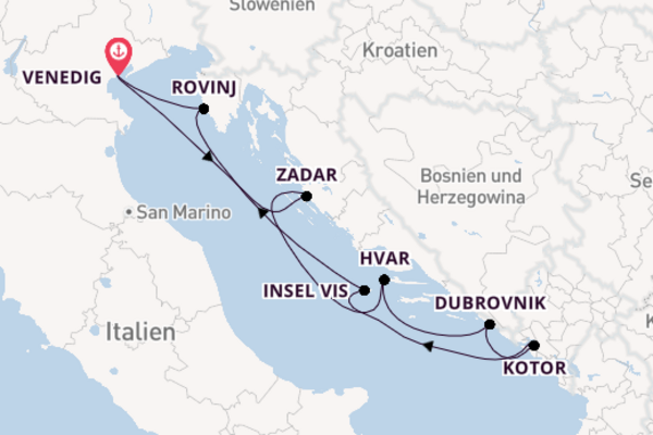 Royal Clipper - Venedig und die sonnige Adria