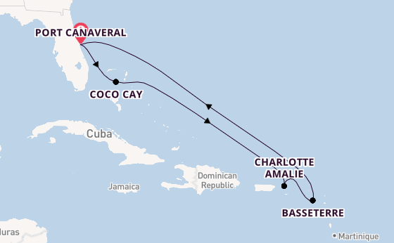 Caribbean from Australia with the Star of the Seas