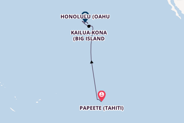 Kreuzfahrt mit Norwegian Sun von Papeete (Tahiti) nach Honolulu (Oahu