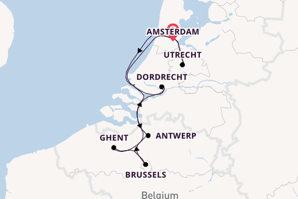Western Europe from Amsterdam, Netherlands with the AmaPrima