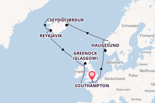 15 Tage Nordeuropa Reise