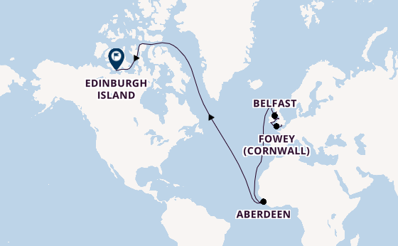 Transatlantic from Southampton, England with the Seven Seas Voyager