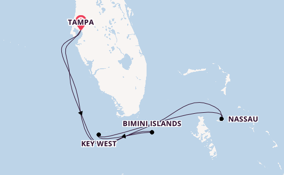 Caribbean from Tampa, Florida, USA with the Celebrity Constellation