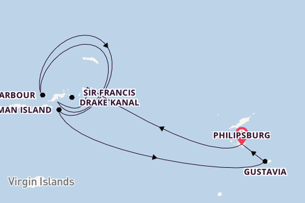 Östliche Karibik ab Philipsburg, St. Maarten auf der SEA CLOUD SPIRIT