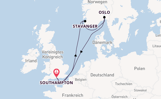 England ab Southampton, Großbritannien auf der Liberty of the Seas®