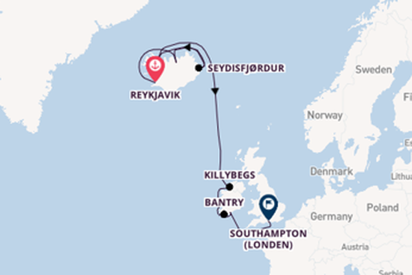 In 13 dagen naar Southampton (Londen)