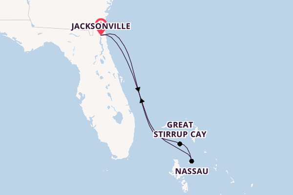 Caribbean from Jacksonville, Florida with the Norwegian Dawn