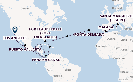 Transatlantic from Rome (Civitavecchia), Italy with the Coral Princess