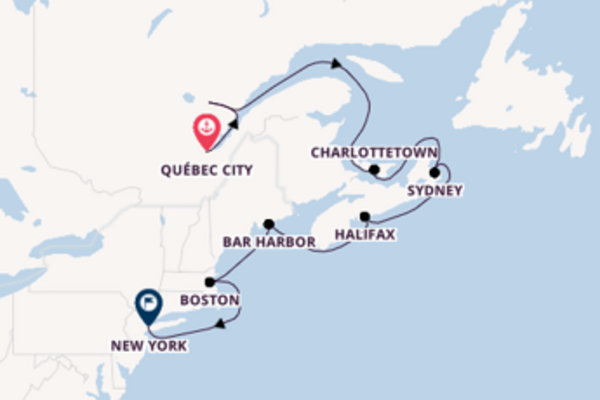 Travelling from Québec City with the Caribbean Princess
