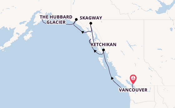 Alaska ab Vancouver, Kanada auf der Anthem of the Seas