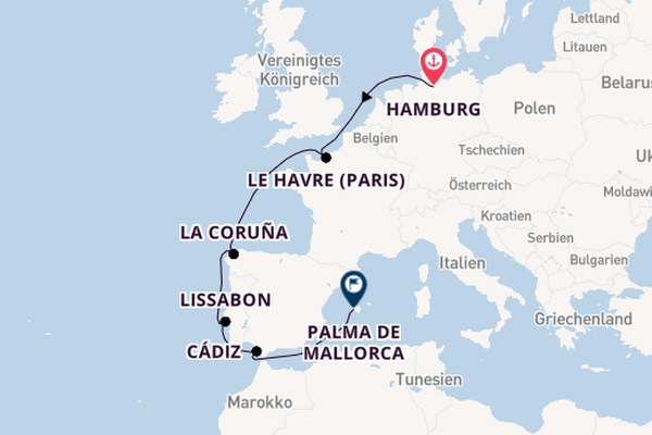Mein Schiff Flow – Europas Atlantikküste mit neuer Leichtigkeit