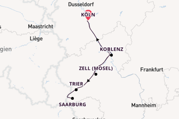 DCS Amethyst 2 - Romantische Moselträume durch Deutschlands Weinregionen