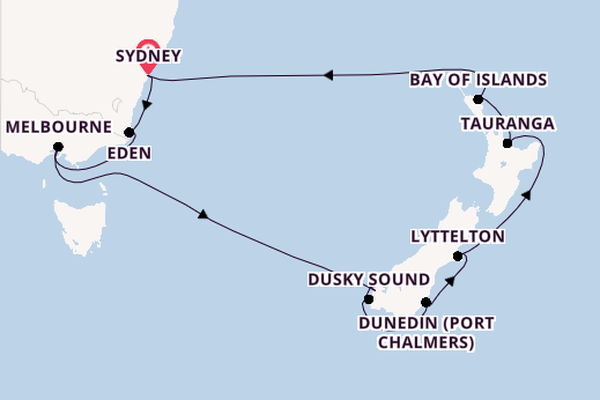 Australia and New Zealand from Sydney, Australia with the Norwegian Spirit 