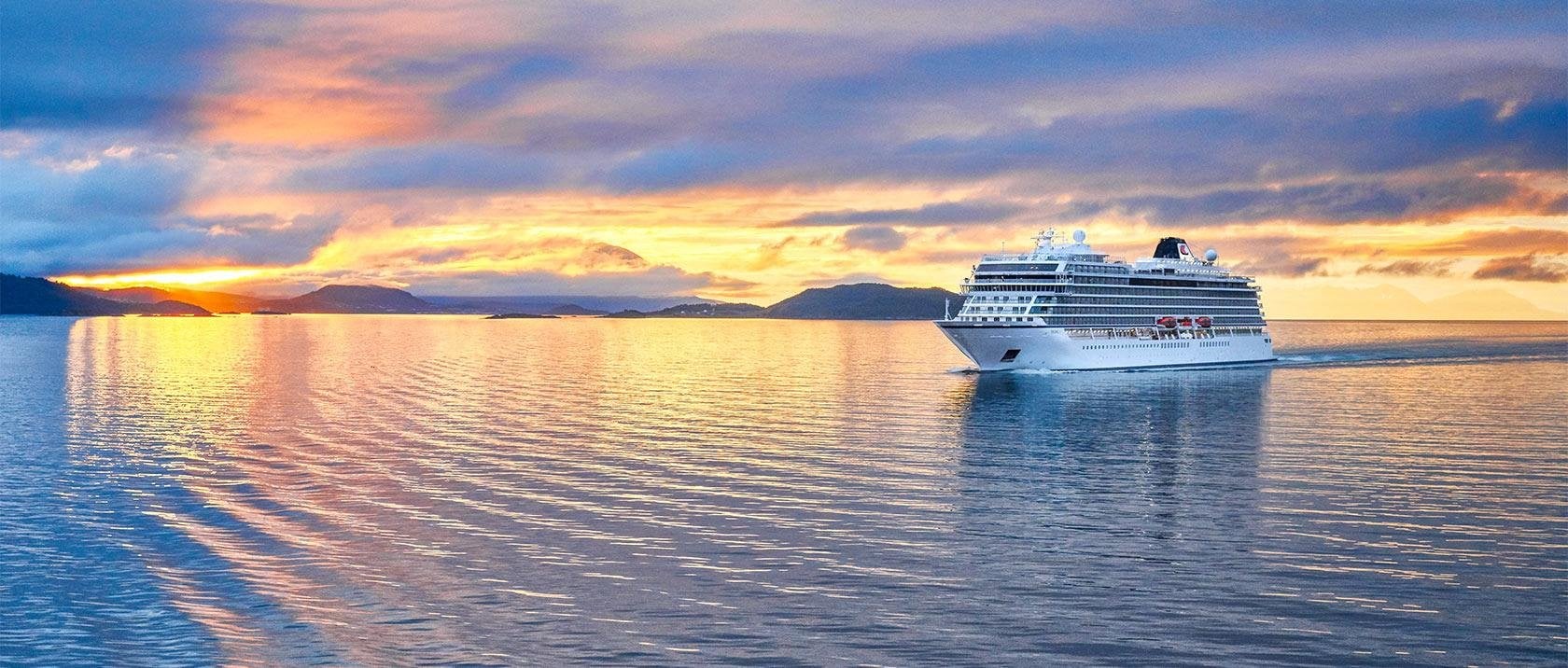 at sea