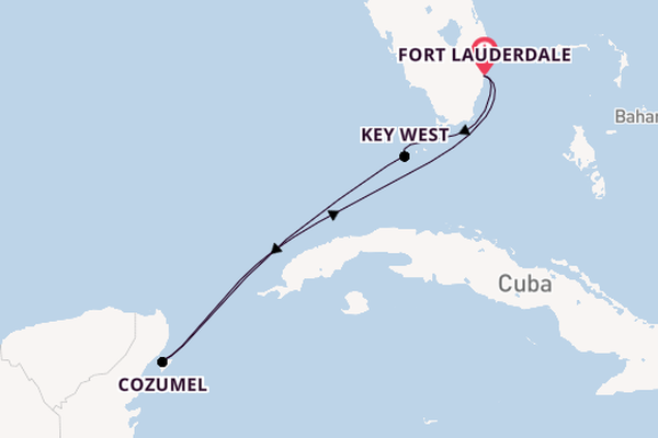 Westelijke Caraïben vanaf Fort Lauderdale, Verenigde Staten met de Celebrity Eclipse
