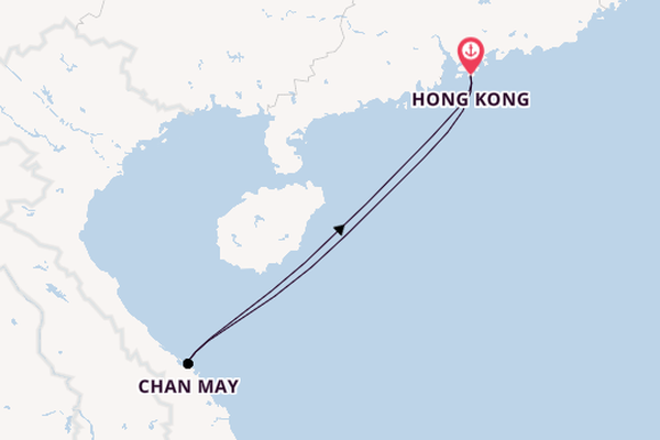 China from Hong Kong, China with the Spectrum of the Seas