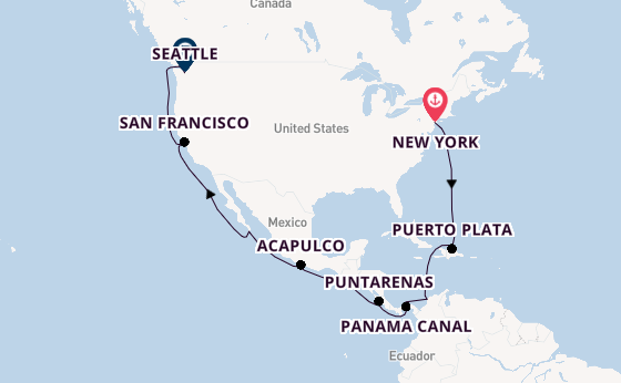 Central America from New York with the Norwegian Bliss 