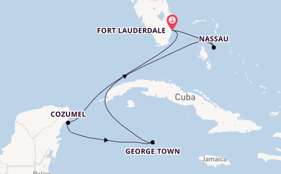 Caribbean vanaf Fort Lauderdale, Verenigde Staten met de Celebrity Beyond