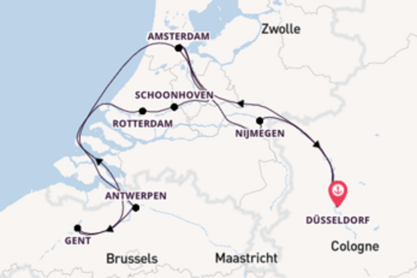 MS Lady Diletta - Entdeckertour Niederlande & Belgien