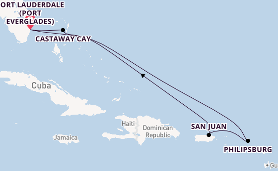 Caribbean from Fort Lauderdale (Port Everglades), Florida with the Disney Dream