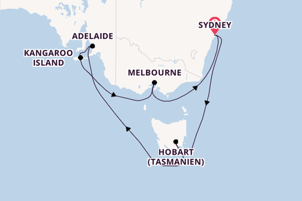 Australien ab Sydney auf der Norwegian Spirit