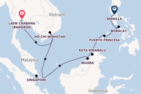 Cruise met Norwegian Cruise Line naar Muara
