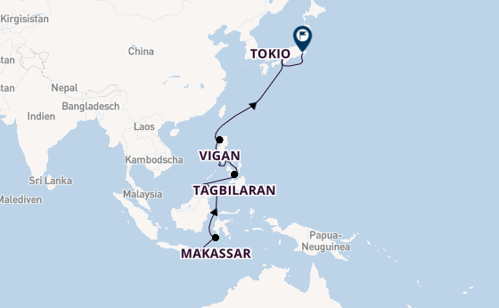 Südostasien ab Bali, Indonesien auf der Silver Whisper
