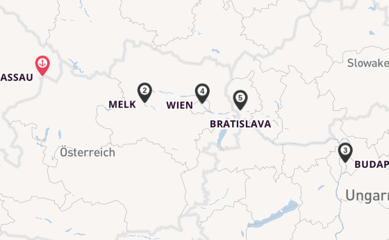Donau ab Passau auf der Amelia