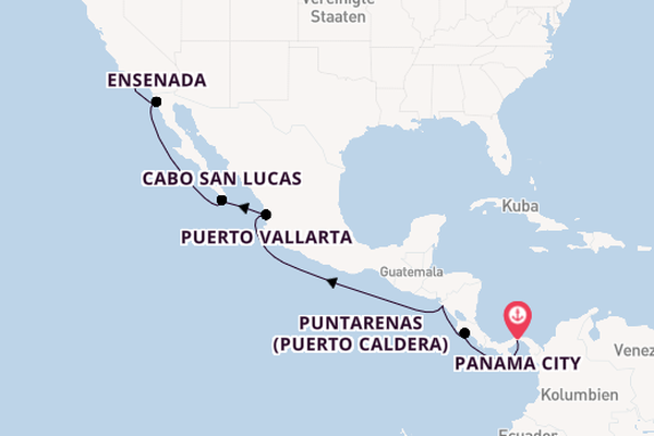 Mittelamerika ab Panama-Stadt, Panama auf der Seven Seas Grandeur