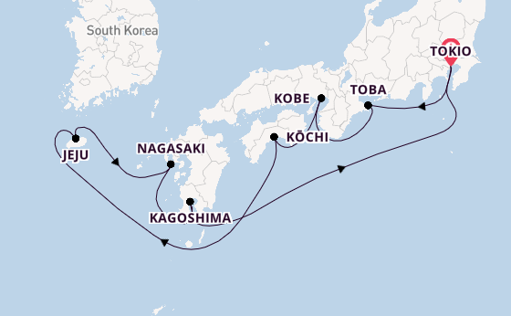 Japan vanaf Tokio, Japan met de EXPLORA III
