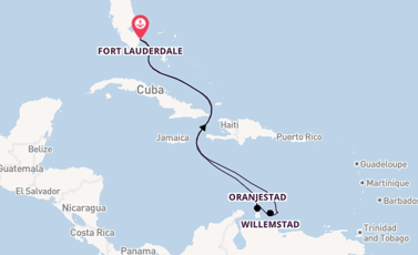 Zuidelijke Caraïben vanaf Fort Lauderdale, Verenigde Staten met de Regal Princess