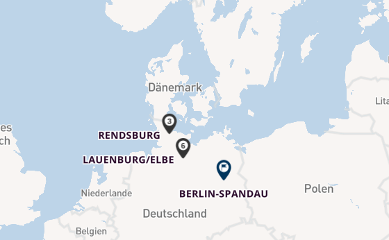Elbe ab Kiel, Deutschland auf der MS Sans Souci