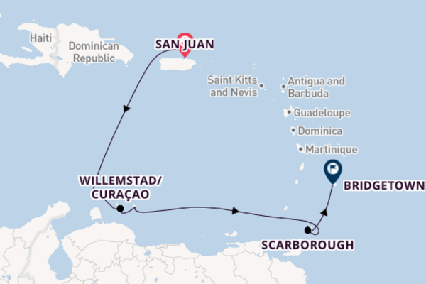 9 day cruise on board the EXPLORA II from San Juan
