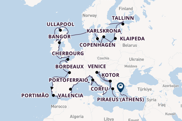 Mediterranean from Stockholm, Sweden with the Azamara Quest