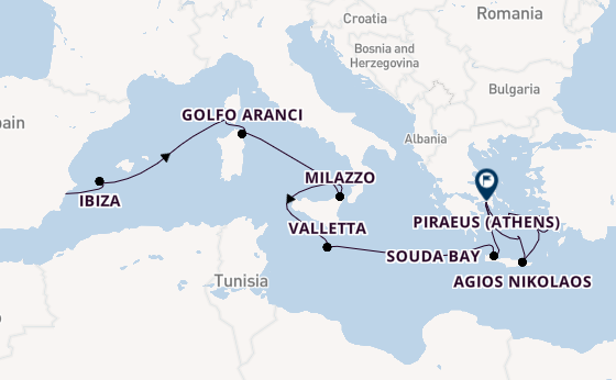 Mediterranean from Alicante with the Balmoral