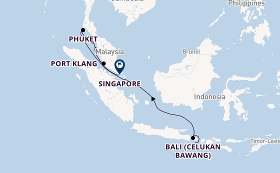 A Cultural Bali Tour with Luxury Indonesia, Malaysia & Thailand All Inclusive Cruising