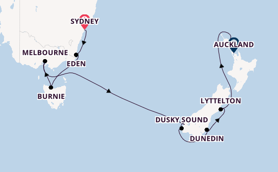 Australia and New Zealand from Sydney, Australia with the Norwegian Spirit 