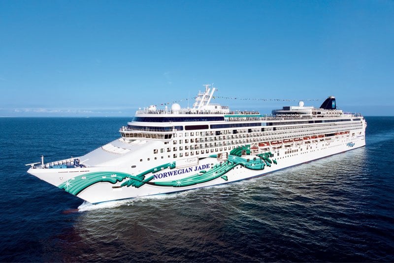 at sea