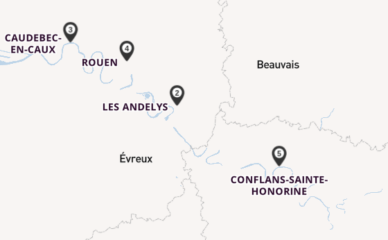 Seine vanaf Parijs, Frankrijk met de SEINE COMTESSE