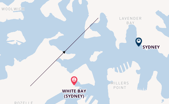 Australia from White Bay (Sydney), Australia with the Carnival Adventure