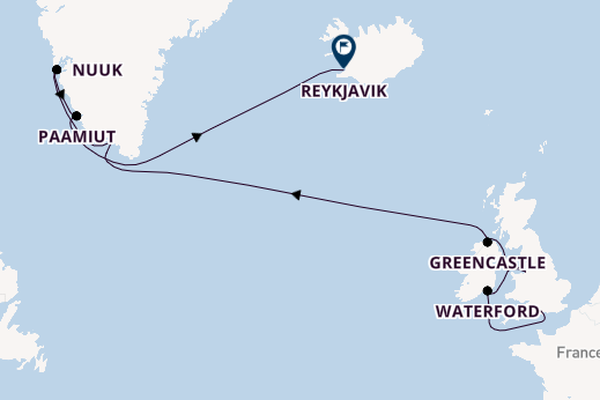 British Isles from Southampton, England with the Seven Seas Mariner